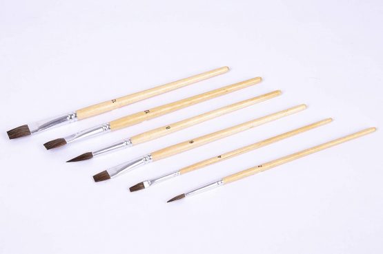 APLI Kids Jumbo Brushes Assorted Wooden Brushes Unica - Image 3