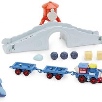 Little Tikes Slammin' Racers Runaway Railroad - 15+ Feet Per Slam - With Exclusive Train - Make Your Own Stunt Track