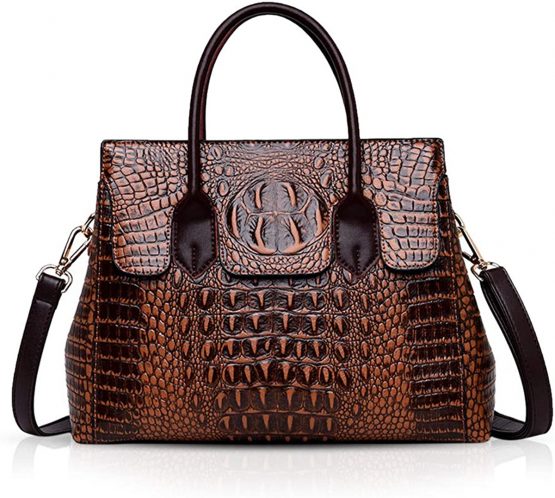 NICOLE & DORIS Woman Handbags bags for women Crocodile top handle bags luxurious leather fashion handbags PU leather