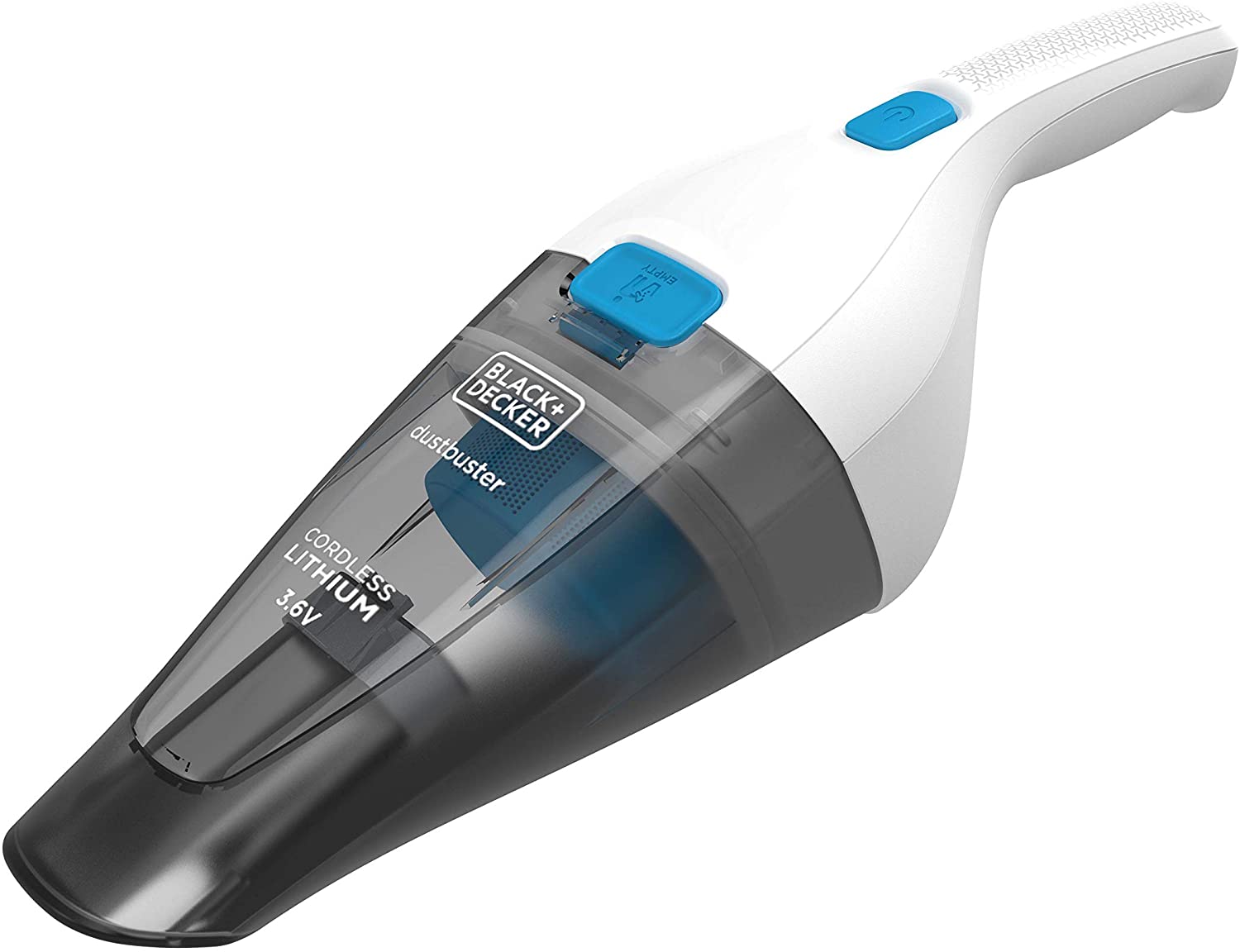 BLACK+DECKER dustbuster 3.6V Cordless Handheld Vacuum Cleaner, NVC115JL-QW, White, 325 ml