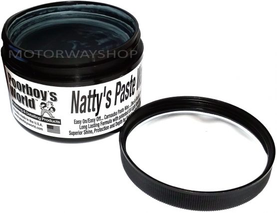 Poorboy's World PB-NPBLK08 Natty's Carnuaba Paste Wax-Black - Image 2
