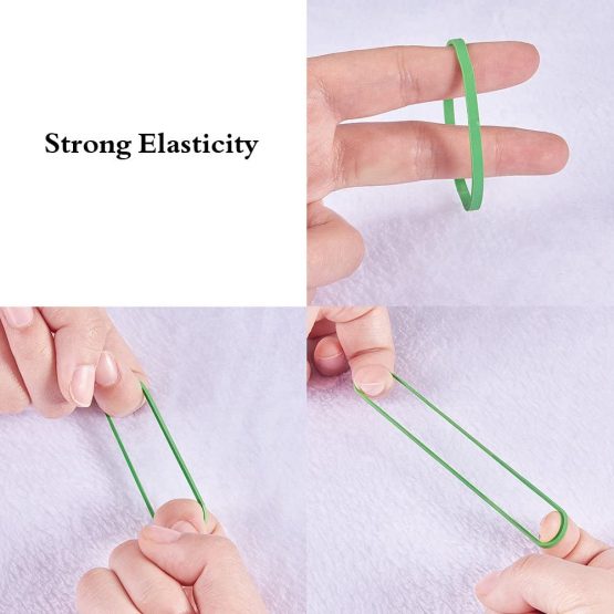 NBEADS 5 Rolls 600 Pcs Colorful Rubber Band Balls, Elastic Stretchable Bands for Hair, Arts and Crafts and Document Organizing - Image 3