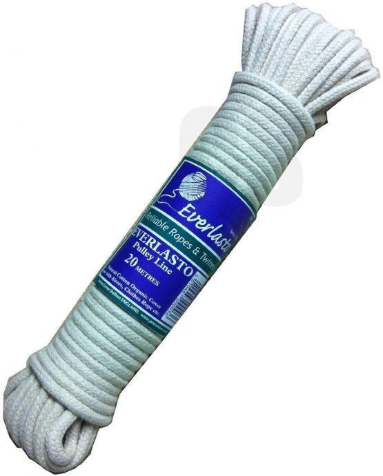EVERLASTO Natural Cotton Pulley LINE - 5.5MM X 20M