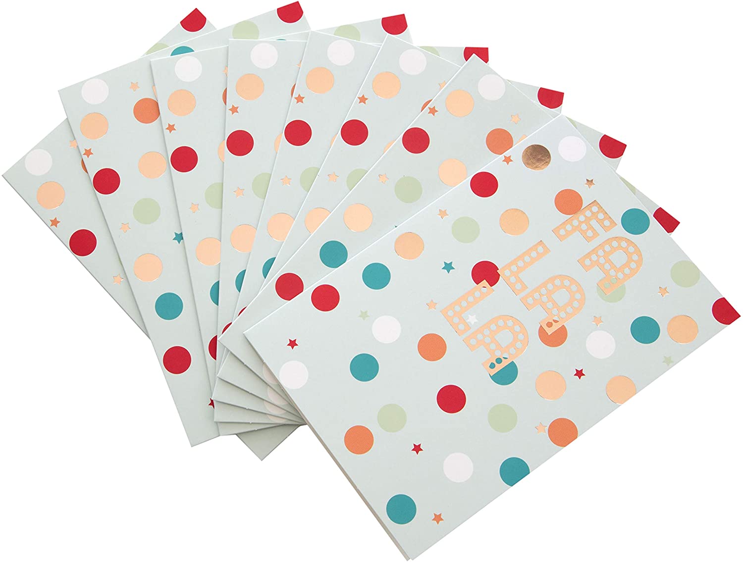 Polka Dot Charity Christmas Cards from Hallmark - Pack of 8 in 1 Design - Image 4