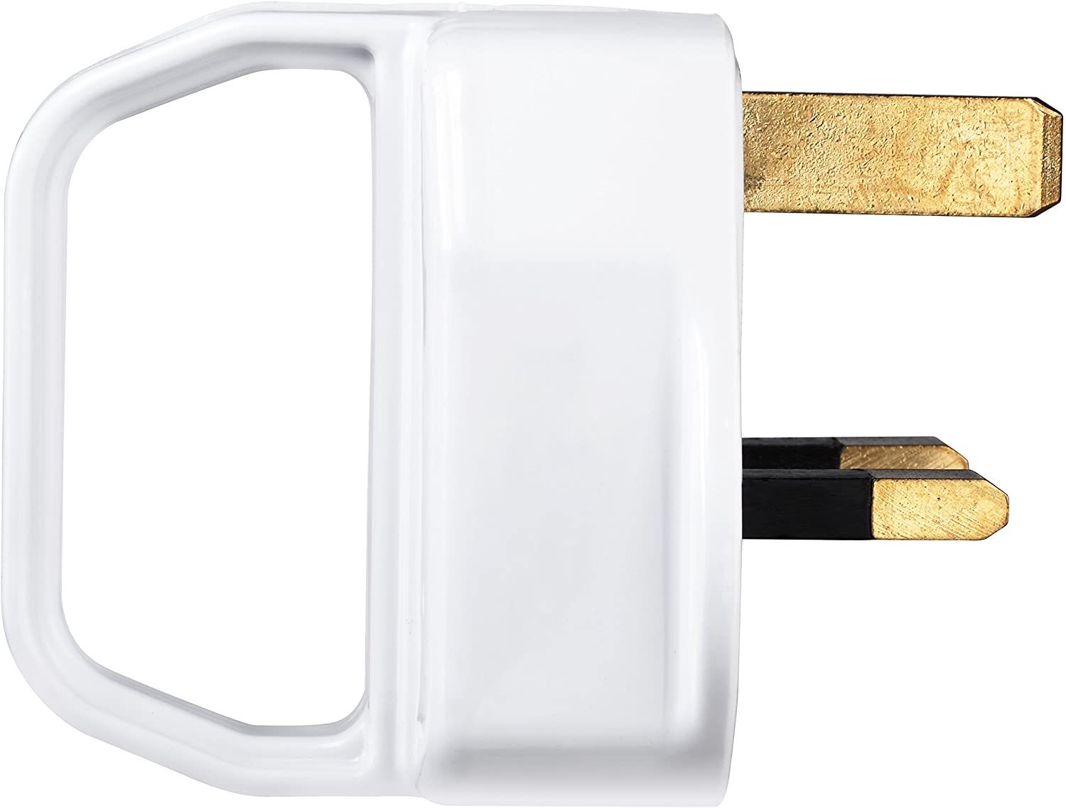 Masterplug Plug with 13 Amp Fuse and Handle, 69 x 51.5 x 50 mm, White - Image 3