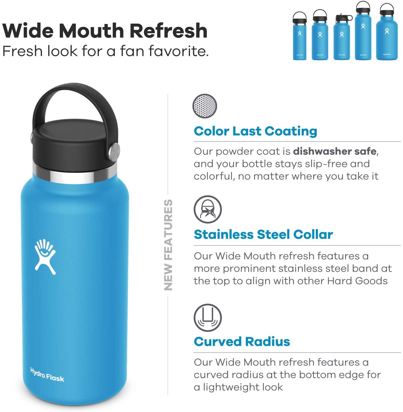 Hydro Flask, Water Bottle 946 ml (32 oz) - Image 2