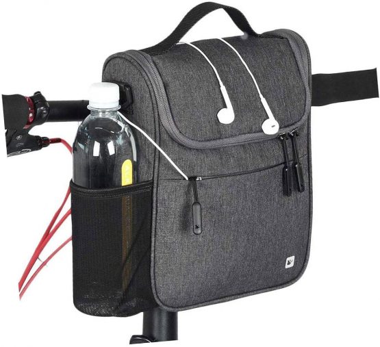 Selighting Bike Basket Bicycle Handlebar Bag Front Frame Top Tube Storage Bag Mini Shoulder Handbag for Men Women