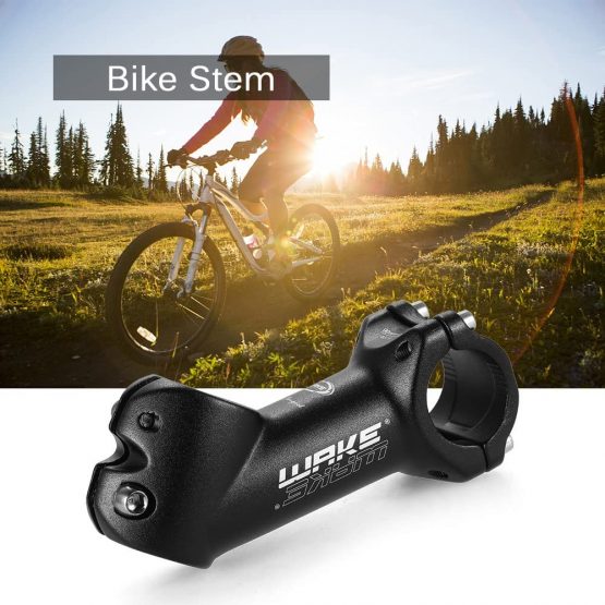 Lixada Bike Stem Clamp Aluminum Alloy MTB Handlebar Mountain Bike Stem Cycling Road 31.8MM (Angle: ± 45 °& Central Distance:90 mm) - Image 3