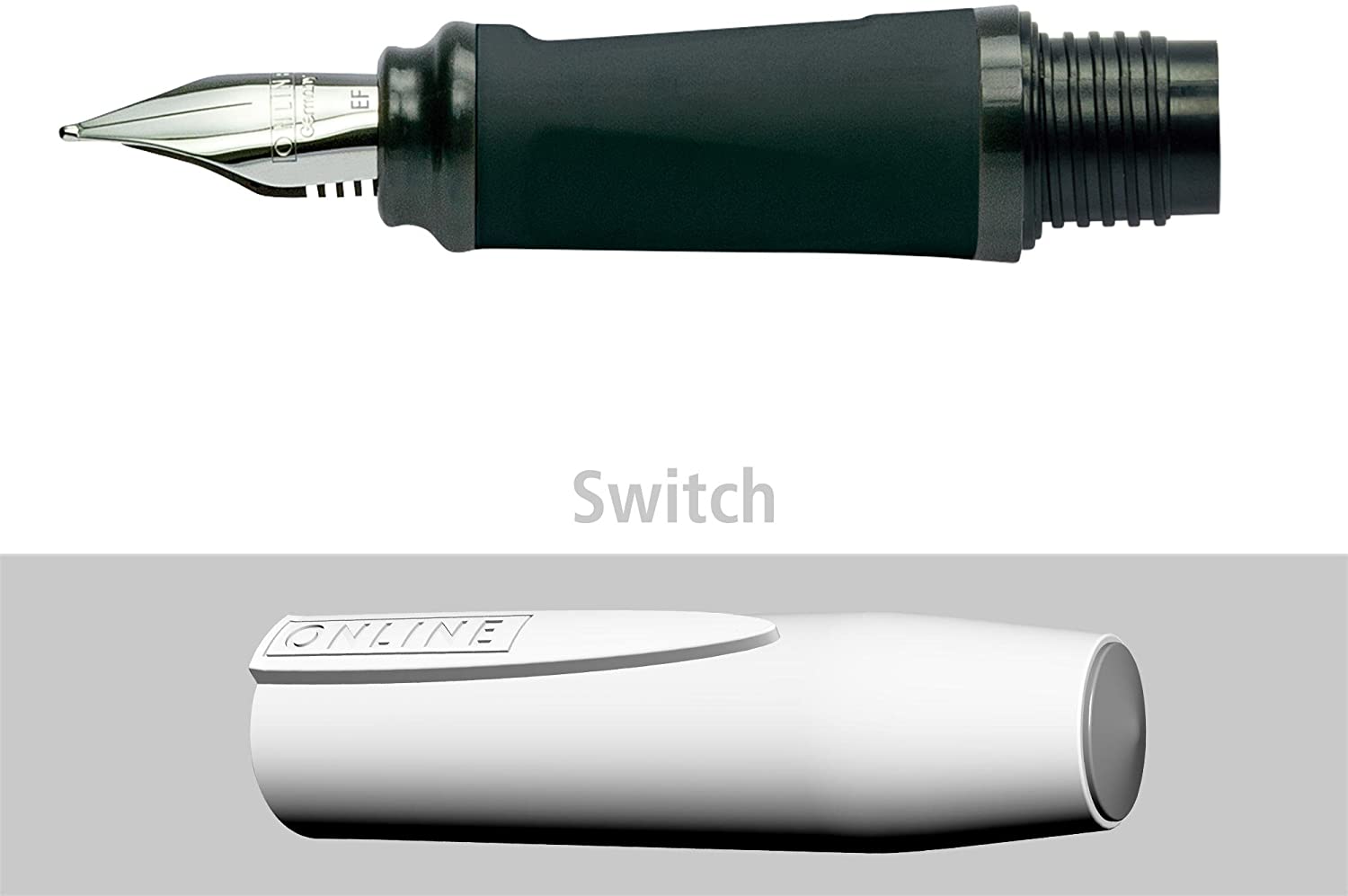 Online 40132/3 Fountain Pen, Ballpoint Pen, Extra Fine Nib, black - Image 2