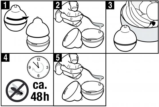 Fackelmann 16001 Fruit Fly Trap - Image 3