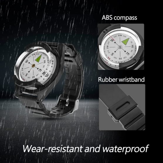 Wrist Compass,Outdoor Gear Compass for Navigation, Orienteering and Survival - Image 2