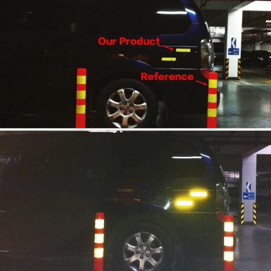 Salzmann Diamond Grade Stickers | Waterproof, All-Weather Reflective Stickers | Made with 3M Diamond Grade - Image 3