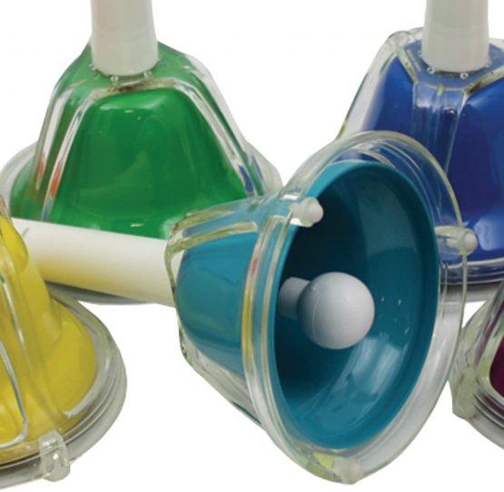 Percussion Workshop CB8 Coloured Combi Hand Bells (Set of 8) - Image 2