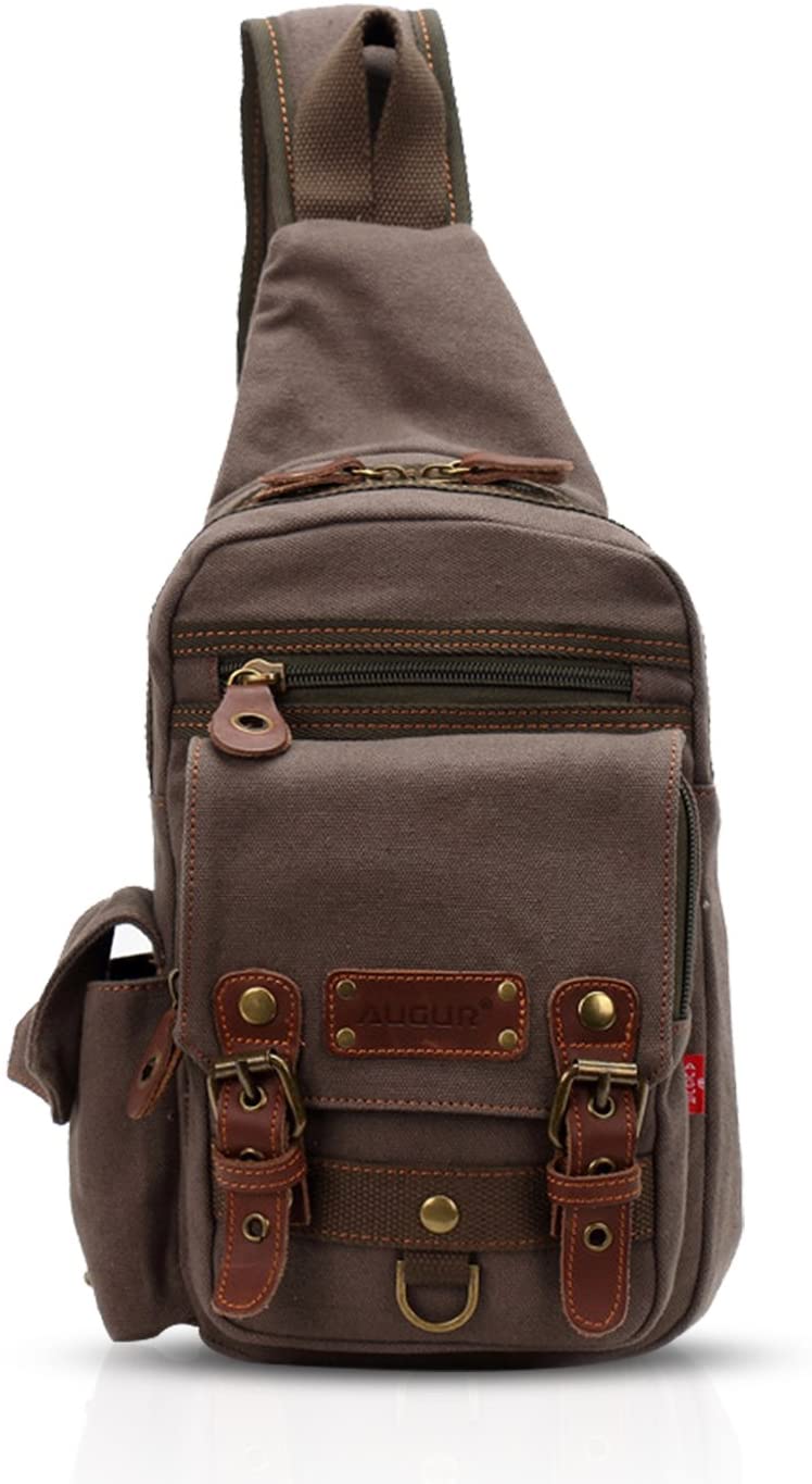 FANDARE Sling Bags Chest Shoulder Bag Casual Daypacks Women Men Crossbody Bags Cover Pack Rucksack Travel Hiking Bicycle Sport Gym Small Daypacks With Earphone Hole & Detachable Shoulder Strap Black - View #6