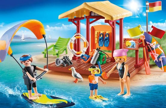 Playmobil 70090 Family Fun Campsite Water Sports Hut - Image 2