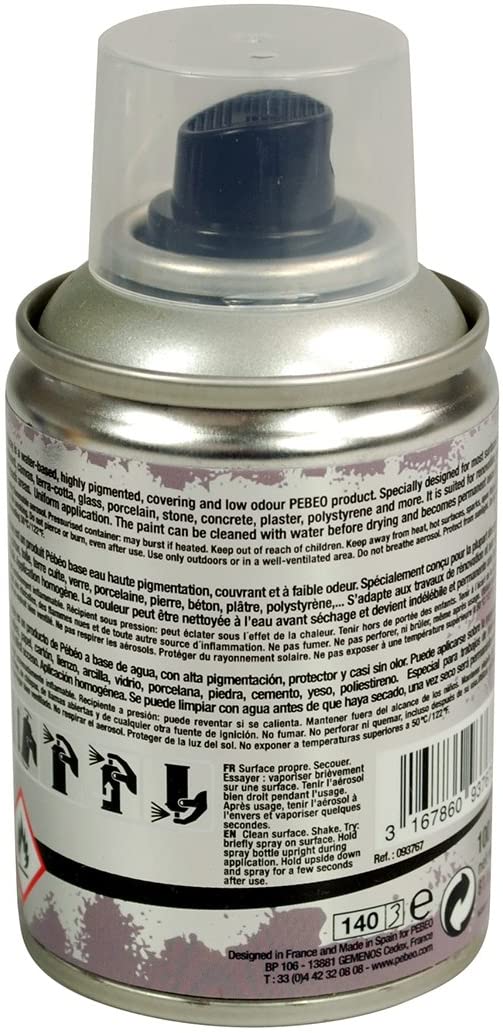 PEBEO 93767 100ml Deco Spray, Acrylic, Silver, 10.5 x 5.2 x 5.2 cm, 100 ml (Pack of 1) - Image 2