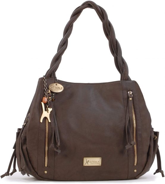 Catwalk Collection Handbags - Women's Leather Tote/Shoulder Bag - CAZ
