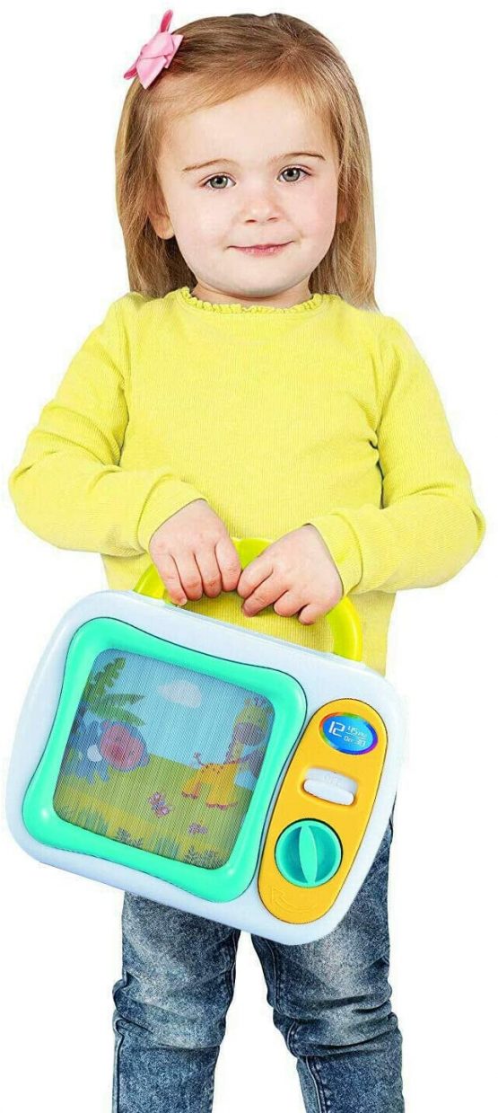 My First TV Baby Musical Television Toy Box with Colourful Toy Safari Jungle Animals and Sleepy Lullaby Play for Ages 6 Months Up Infant Baby Toddlers Boys Girls, Safety Tested, BPA Free - Image 2