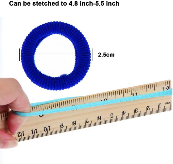 100 Pieces Elastic Hair Ties Mini Hair Bands Tiny Rubber Bands Colored Girls Ponytail Holders for Baby Kids - Image 3