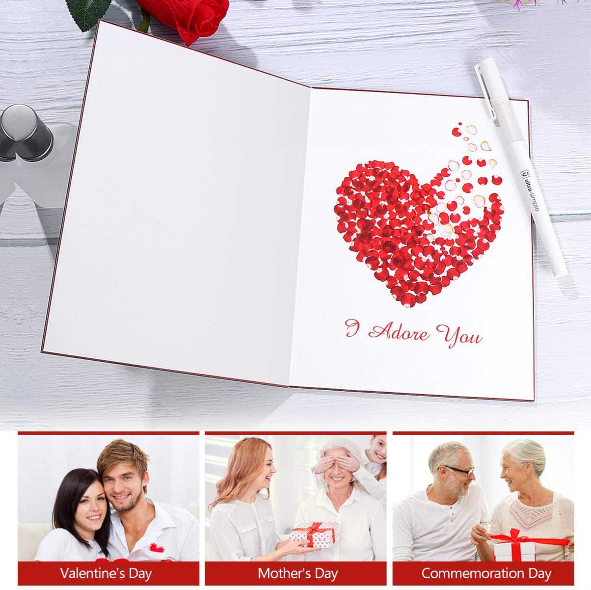 I Adore You Card 1pc with Box - Image 2