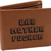 Close Up BMF Embroidered Bad Mother Fucker Genuine Leather Purse/Wallet