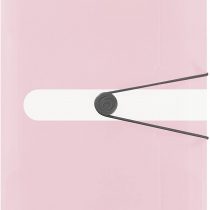 Herlitz 11408739 Elasticated Folder A4 Pack of 3 Clear Transparent Rose
