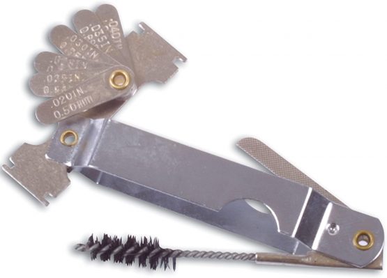Laser 2480 AF/MM Feeler Gauge 4-in-1 with Brush