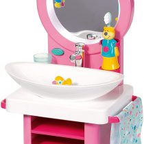 BABY born Bath & Toothcare Spa Toy Set for Doll - Easy for Small Hands, Creative Play Promotes Empathy & Social Skills, For Toddlers 3 Years & Up - Includes Mirror & More