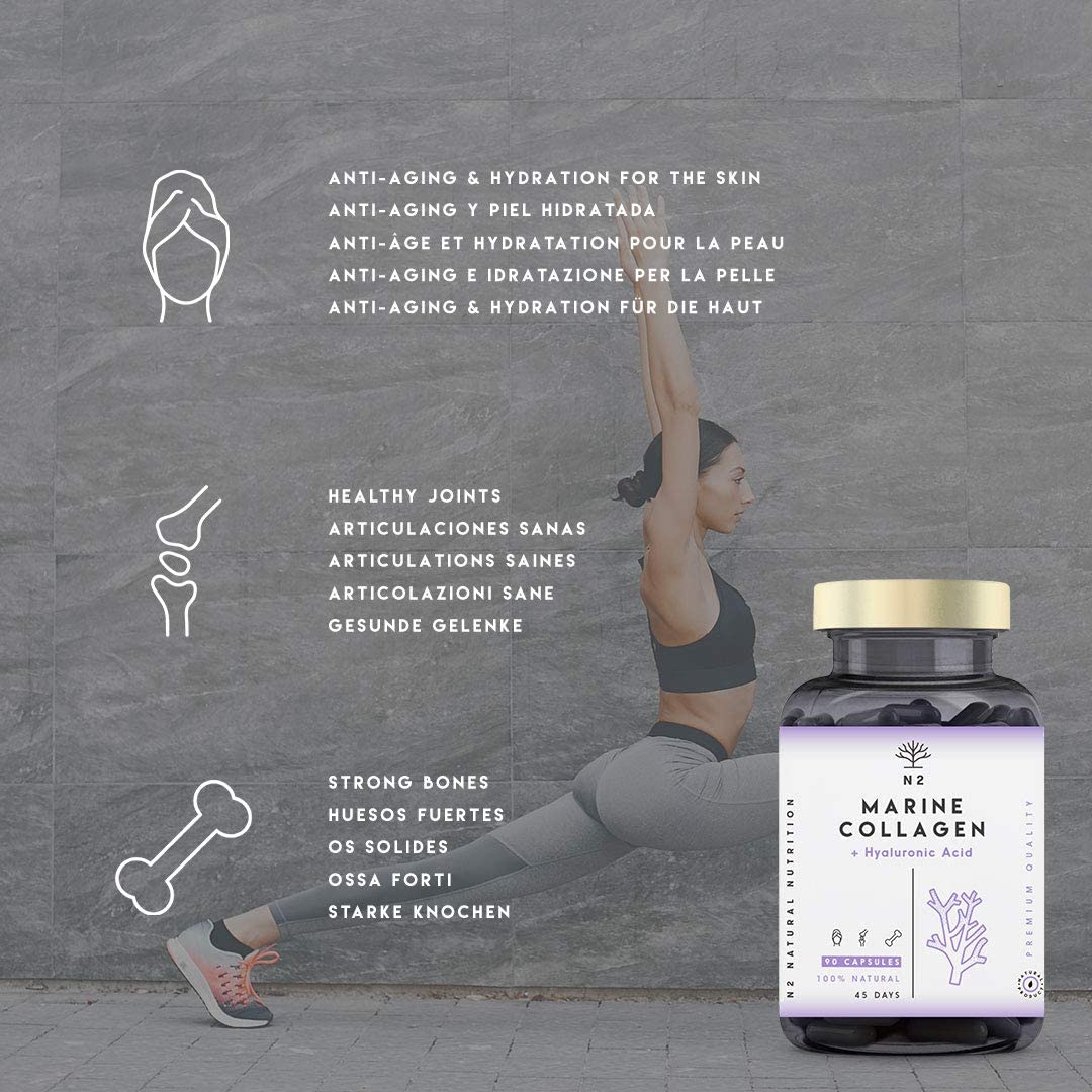 Marine Collagen with Hyaluronic Acid for Skin Care Hair Care, Joints. Magnesium - Image 3