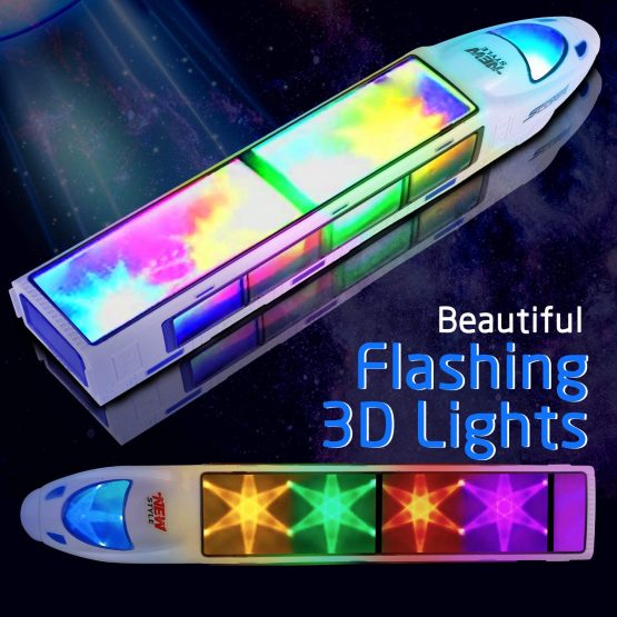 CYKT Train Toys for 2 Years Old Boys, Beautiful 3D Lightning Electric Train, Creative Gift Toys for 2, 3, 4, 5, 6 Year Old Boys - Image 3