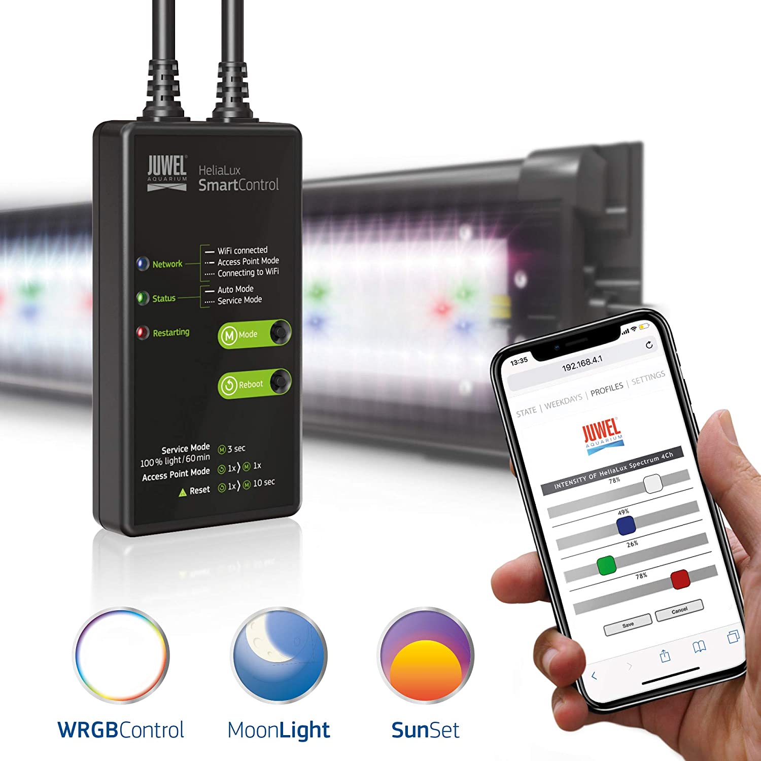 Juwel Aquarium 48996 HeliaLux SmartControl, Black, 1 Stück (1er Pack) - Image 3