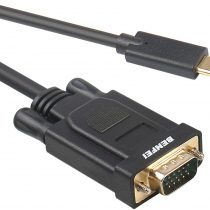 USB C to VGA Cable, BENFEI 1.8M Thunderbolt 3 to VGA Compatible for MacBook Pro 2019/2018/2017, Samsung Galaxy S9/S8 etc(Only Compact with USB C Devices which support DisplayPort Alt Mode)