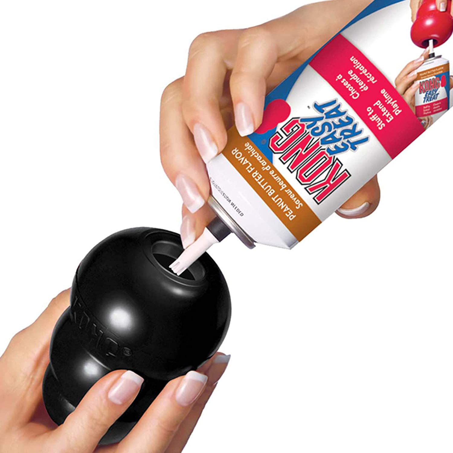 KONG Extreme Dog Toy - Fetch & Chew Toy For Power Chewers - Treat Dispenser - Durable Natural Rubber Material - For Small Dogs - Image 4