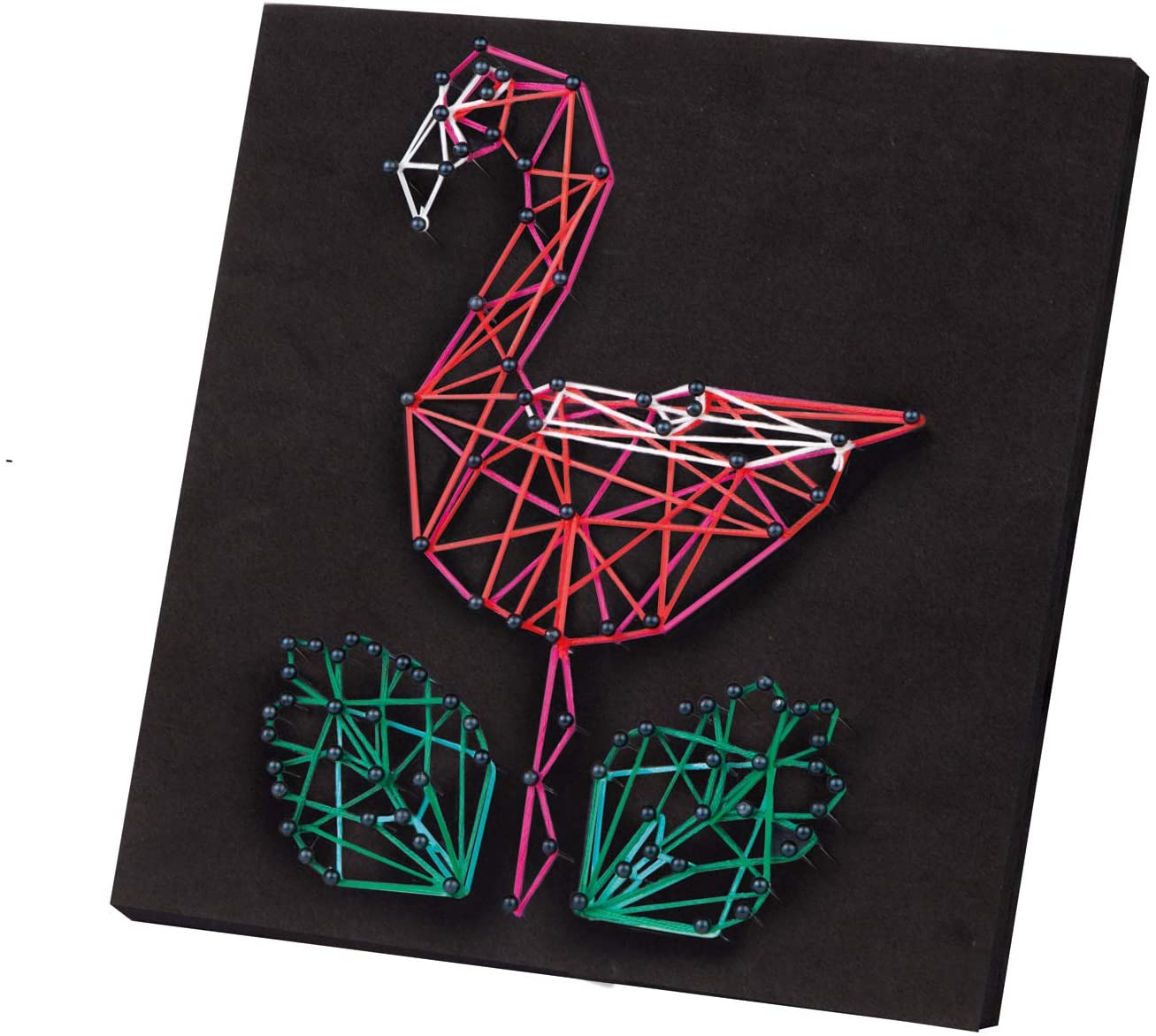 Lena Simm String Art Flamingo & Star Multi-Coloured, Colourful - Image 3