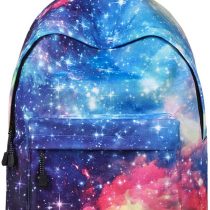 FANDARE Casual Daypack Backpacks Galaxy School Bag for Girls Boys High College Teens Knapsack Men Boy Women Travel Laptop Rucksack College Bookbag Waterproof Polyester Blue