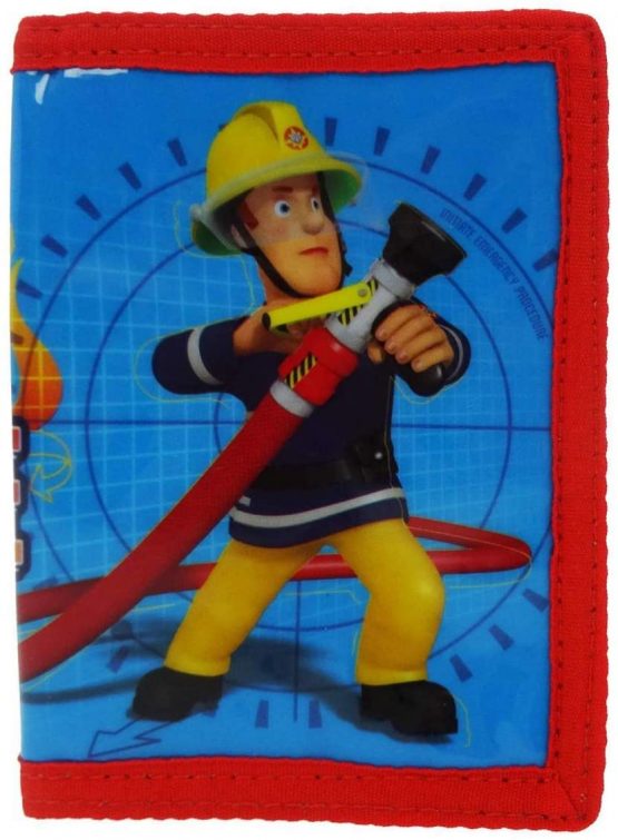 Fireman Sam Wallet Coin Pouch, 13 cm, Blue