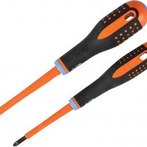 Bahco BHBE-9890S Set DOS DESTORNILLADORES Ergo, Orange