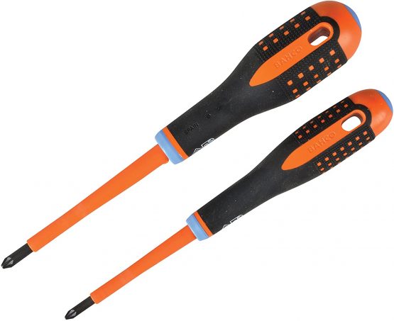 Bahco BHBE-9890S Set DOS DESTORNILLADORES Ergo, Orange