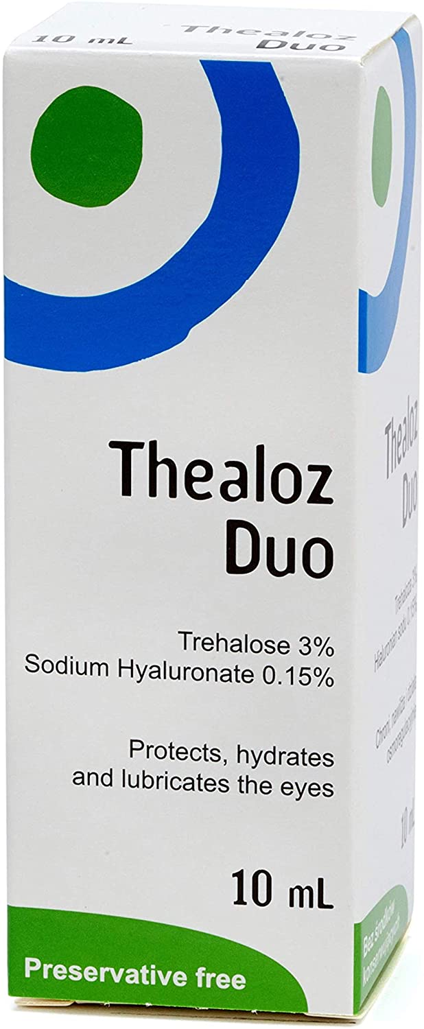 Thealoz Duo Eye Drops, White, 10 ml (Pack of 1)