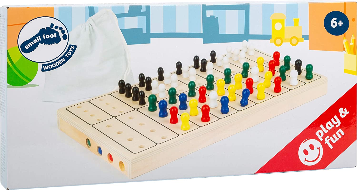Small Foot 11364 Secret Code Logic Game, A Puzzle Game for 2 People, with A Practical Cloth Storage Bag, 100 Pieces - Image 4