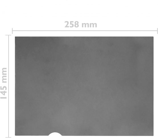 BeMatik Privacy Screen and Monitor Filter 11" 258x145mm (MD051) - Image 2