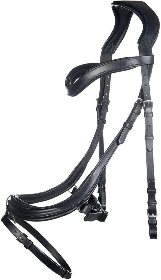 HKM Anatomic Bridle Black Pony