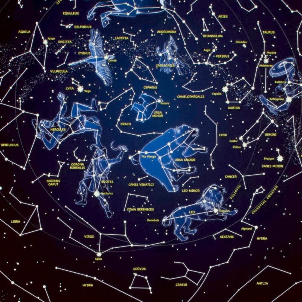 Maps International Glow in the Dark Poster - Stars & Constellations Map- 59 x 84 cm, Star Glow Print - Image 4