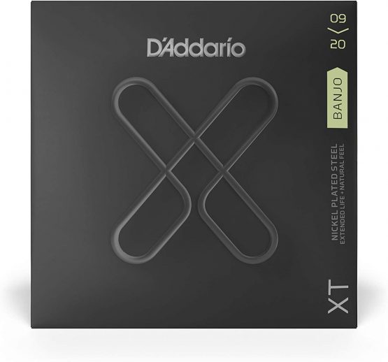 D'Addario XTJ0920, XT Banjo Guitar Strings Nickel Plated Steel, Light, 09-20 - Image 2