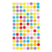 BAKER ROSS AR255 Coloured Stick-On Buttons (Pack of 112)