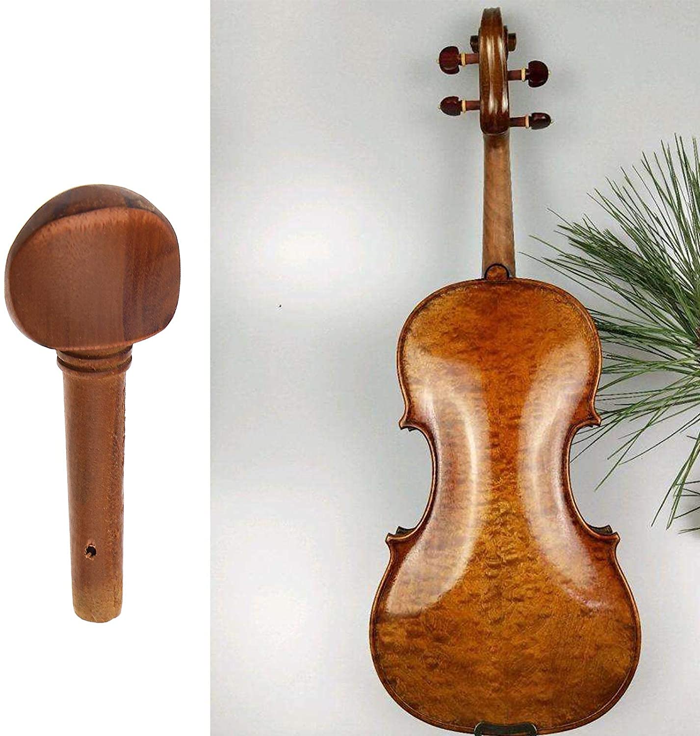 OTOTEC 4pcs Violin Fiddle Tuning Peg Set 4/4 Size Wooden Replacement Jujube Wood, 44655 - Image 4