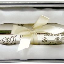 Silverplated Birth Certificate Holder