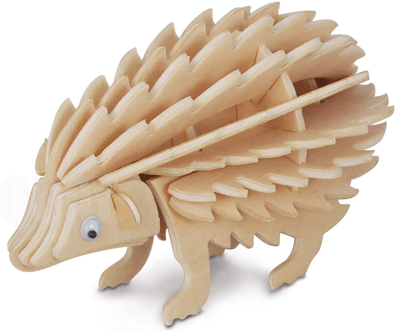 Quay Hedgehog Woodcraft Construction Kit FSC, 12 cm x 7 cm x 18 cm