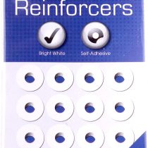 Just stationery Hole Reinforcers Label, White, 5930/72