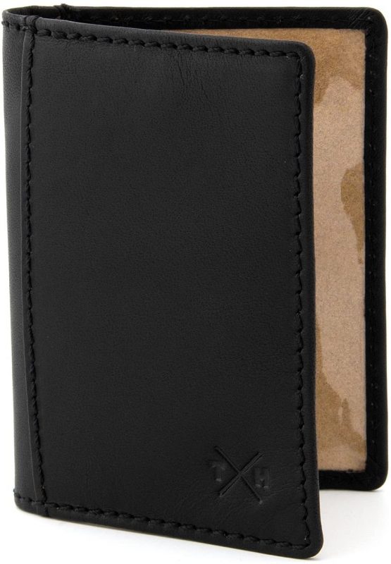 Tumble and Hide Italian Tudor Leather Travel Card/Oyster Card Holder (Black) - Image 2